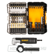 DeWalt McLaren 33 részes tartozékkészlet + derékszögű rögzítés DT70782 Előnézet 