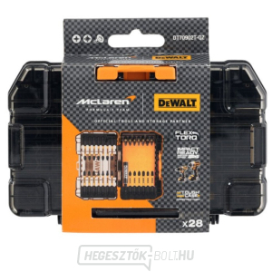 Dewalt McLaren 28 részes FLEXTORQ tartozékkészlet Tough Case DT70902T-ben gallery main image